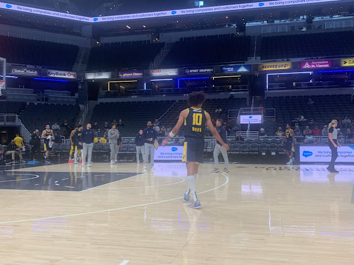 Indiana Pacers forward Kendall Brown Indiana Mad Ants